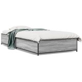  Okvir za krevet boja hrasta 75x190 cm konstruirano drvo i metal | shoptok.hr