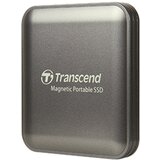 Transcend 1TB, External SSD, ESD420C, USB 3.2 Gen 2x2 (up to 20Gb/s), USB Type-C, Supports MagSafe, Write up to 2,000 MB/s, Read up to 2,000 MB/s, Iron Gray TS1TESD420C | ePonuda.com
