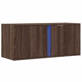  Zidni TV ormarić LED smeđa boja hrasta 80x31x35 cm | Eponuda.ba