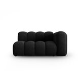 Micadoni Home črno-antracitno siv modul za sedežno garnituro (desni kot) lupine | Shoptok.si