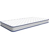 vidaXL Vzmetnica s spominsko peno bela 100x200x17 cm | Shoptok.si