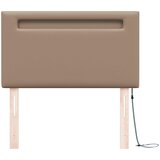  LED glava kreveta Boja cappuccina 90 cm Lažna koža | shoptok.hr