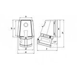  utičnica zidna uko-uto bemis IP44 16A 3P+E+N 380V BC1-1505-2535 | Eponuda.com
