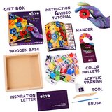  Okto set za modeliranje u drvenom okviru 21 x 21 cm sloboda | shoptok.hr