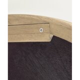 Kave Home Zidno ogledalo s okvirom od masivnog drveta ø 100 cm Alum – | shoptok.hr