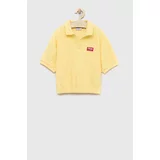 Fila Pamučna polo majica boja: žuta