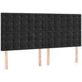  Okvir za krevet bez madraca crni 140x200 cm baršunasti | shoptok.hr