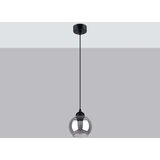  Sollux SL.1141 - Luster na sajli ALINO 1xE27/60W/230V crna | Eponuda.com