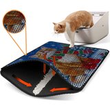 Aberto Design prostorika za toalet za mačke Nrszn0176, 45 x 60 cm, Šarena | ePonuda.com