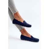 Boto EVENTO Women's Navy Suede Moccasins Ranica | shoptok.hr