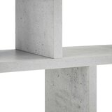  Zidna polica Betonska siva 100 x 17 x 45.5 cm prerađeno drvo | shoptok.hr