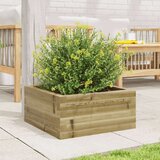 Vrtno cvetlično korito 50x50x23 cm impregnirana borovina | Shoptok.si
