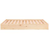  Okvir za krevet od masivnog drva 140 x 190 cm Slike