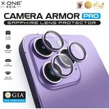 X-ONE safirno staklo za objektiv kamere Camera Armor Pro – za iPhone 15 /15 Plus srebrno | shoptok.hr