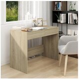  Pisalna miza sonoma hrast 101x50x76,5 cm iverna plošča | Shoptok.si