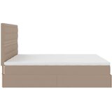  Otomanski krevet s madracima Cappuccino 180x200 cm umjetna koža | shoptok.hr