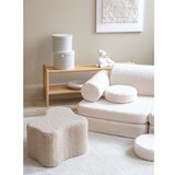 Wigiwama Kremno bela otroška sedežna garnitura iz tkanine bouclé 132 cm Settee – | Shoptok.si