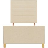  Posteljni okvir Krem Tkanina 80 x 200 cm Preprost, (22053351) | Shoptok.si