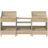  Set medijskih polica 3 kom. Hrast sonoma 212 x 46 x 112 cm Slike