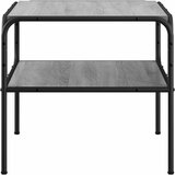  Bocni stol Siva Sonoma 100 x 50 x 46 cm Konstruirano drvo Slike