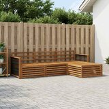  Set vanjskih sofa Prirodna 249 x 162,5 x 73 cm | shoptok.hr