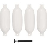 vidaXL Bokobrani za brod 4 kom bijeli 58 5 x 16 5 cm PVC | shoptok.hr