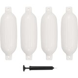 vidaXL Odbojniki za čoln 4 kosi beli 58,5x16,5 cm PVC | Shoptok.si