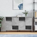 vidaXL Komoda 2 kom siva boja betona od konstruiranog drva | shoptok.hr