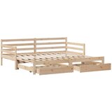  Dnevni krevet na razvlačenje s ladicama bez madraca 80x200 cm | shoptok.hr