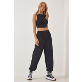  Women's Black Wide Jogging Sweatpants | Shoptok.si
