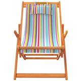  Sklopive stolice za plažu od tkanine 2 kom višebojne | shoptok.hr