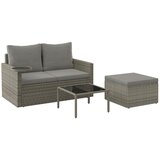 Modern Living Vrtni Set Henry, Rjava, Siva, 3-Delno | Shoptok.si