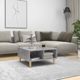  Stolić za kavu siva boja betona 60x60x30 cm konstruirano drvo | shoptok.hr