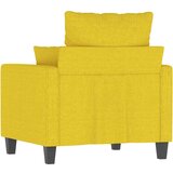  Fotelj svetlo rumen 60 cm blago | Shoptok.si