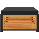  Vrtni tabure s jastukom 68 x 68 x 30 cm masivno bagremovo drvo | shoptok.hr