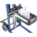 eurokraft pro dvižni voziček, s prestavljivimi vilicami za škatle, dvig 110 - 970 mm | Shoptok.si