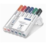 Staedtler Marker lumocolor whiteboard, okrogla konica, 6/1 v etuiju 351 WP6 | Shoptok.si