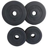 Gorilla_Sports Set plastičnih olimpijskih tegova 30 kg (2x5 + 2x10 kg) ( 101203-00006-0001 ) | ePonuda.com