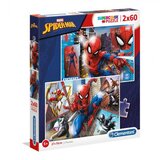 Clementoni puzzle 2x60 spider-man ( CL21608 ) CL21608 Cene