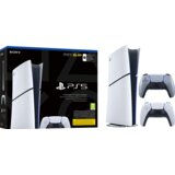 Playstation Igralna konzola 5 Slim Digital, 825GB + dodaten kontroler (srebrn) | Shoptok.si