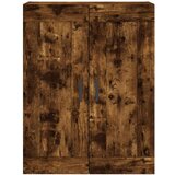 Visoka komoda dimljeni hrast 69 5x34x180 cm konstruiranog drva | shoptok.hr