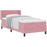  Krevet s opruga kutije Ružičasta 200 x 90 cm Baršun | shoptok.hr