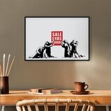  Slika - Sale (1 Part) Vertical 120x80 U crnom drvenom okviru | shoptok.hr