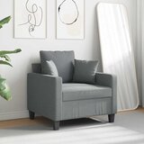  Fotelja svjetlosiva 60 cm od tkanine | shoptok.hr