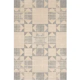 Agnella Bež volnena preproga 133x190 cm Frotage beige –