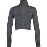 Trendyol Anthracite Soft Textured Crop Knitted Sweater | Eponuda.ba