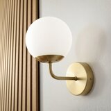  Brilagi - Zidna lampa MALIVA 1xE14/15W/230V zlatna/bela | Eponuda.com