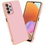  Ohišje, združljiv s Samsungom v sijajnem roza - zlati - zaščitni pokrov iz fleksibilnega silikona TPU in z zaščito pred kamero, (20603915) | Shoptok.si