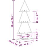  Metalno ukrasno božićno drvce crno 60 cm | shoptok.hr