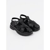 GOODIN Black sandals with a thick sole | Shoptok.si
